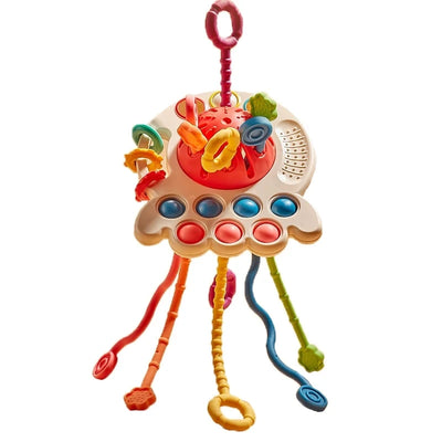 Baby Pull String Sensory Montessori Toy