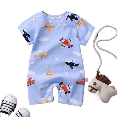 Baby Cartoon Pyjamas Småbarn Jumpsuit