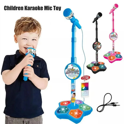 Kids Microphone Stand Song Music Toy