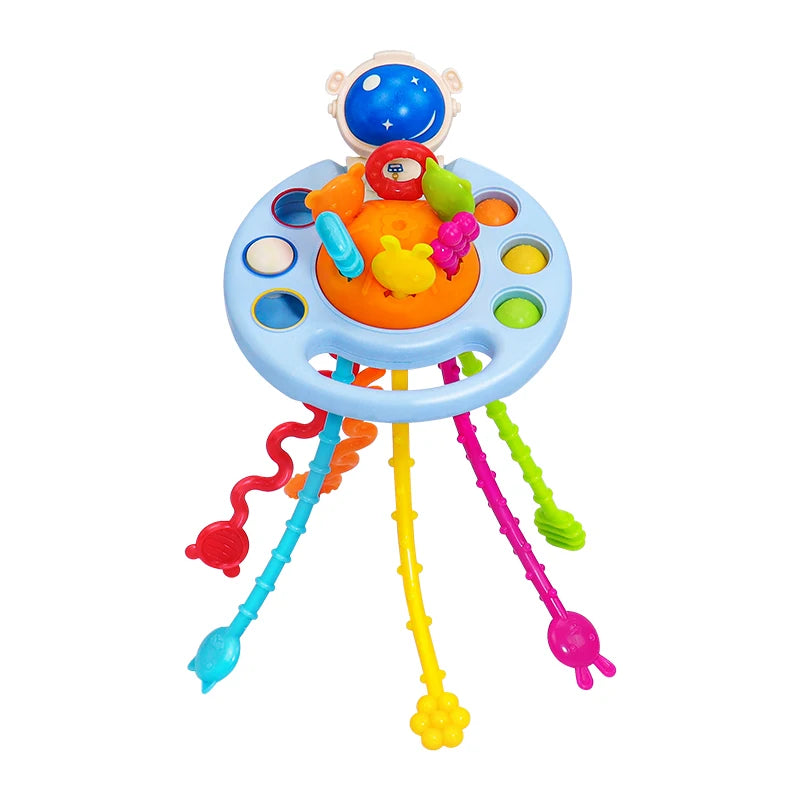 Kids Silicone Pull Montessori Sensory Toy