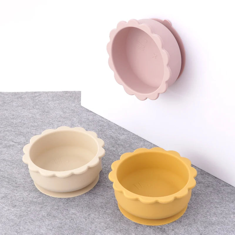 Baby Waterproof Silicone Feeding Bowl