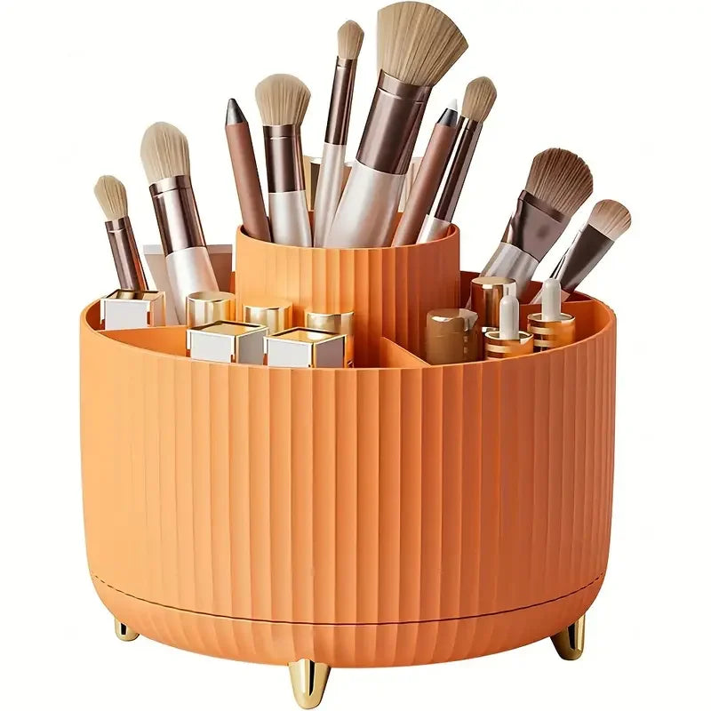 360° Rotating Makeup Tool Storage Box