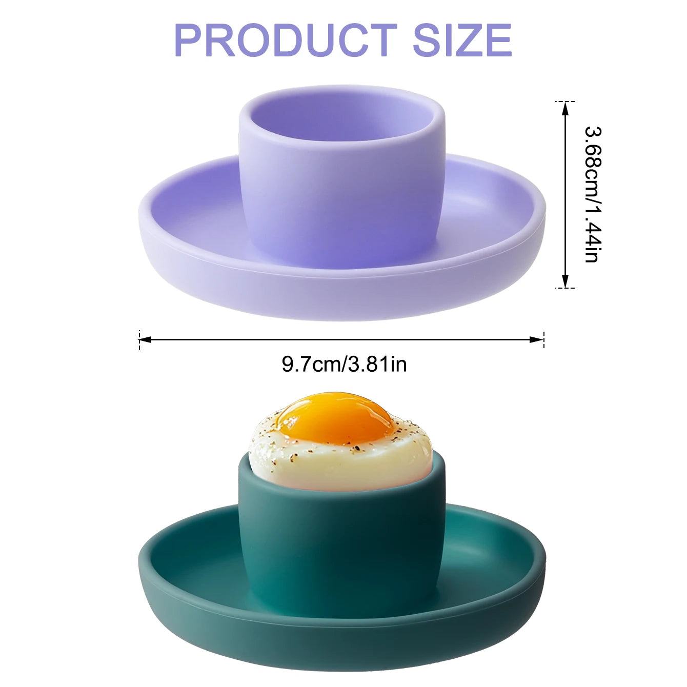 Baby Portable Silicone Boiled Egg Tray