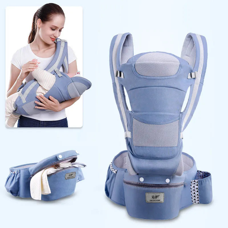 Ergonomische Babytrage mit Blick nach vorne für Reisen