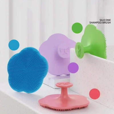 Kids Silicone Shampoo Bathing Brush