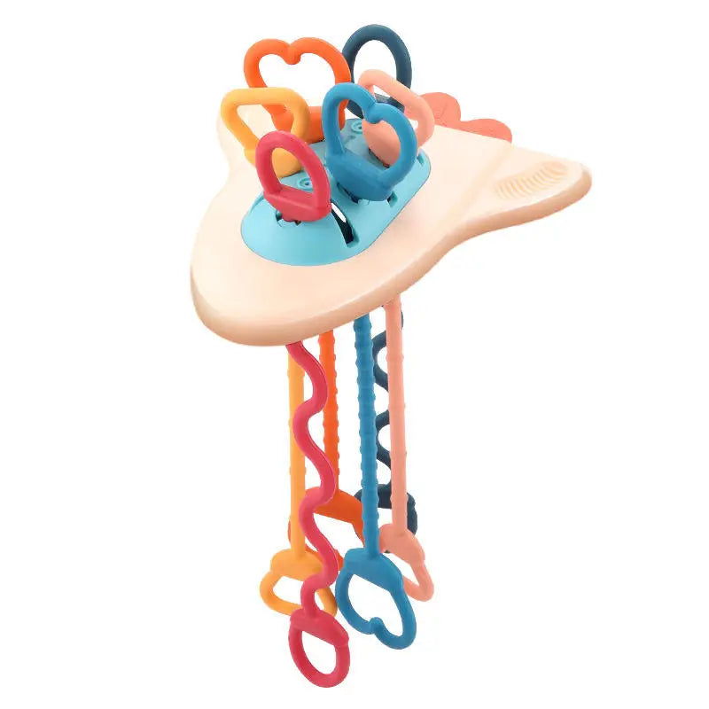 Kids Silicone Pull Montessori Sensory Toy