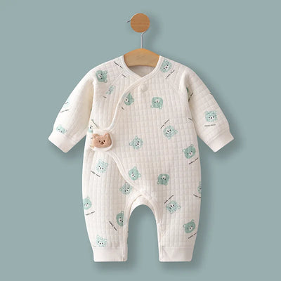 Kids Spring Autumn Long Seever Infant Pajamas