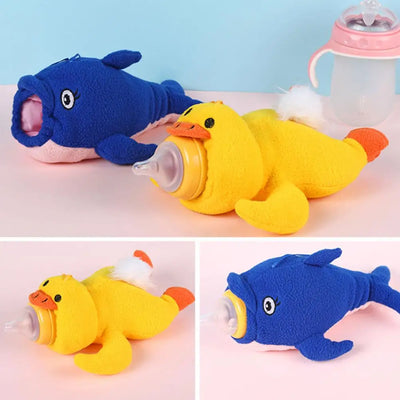 Kids Cute Plush Feeding Bottles Bag