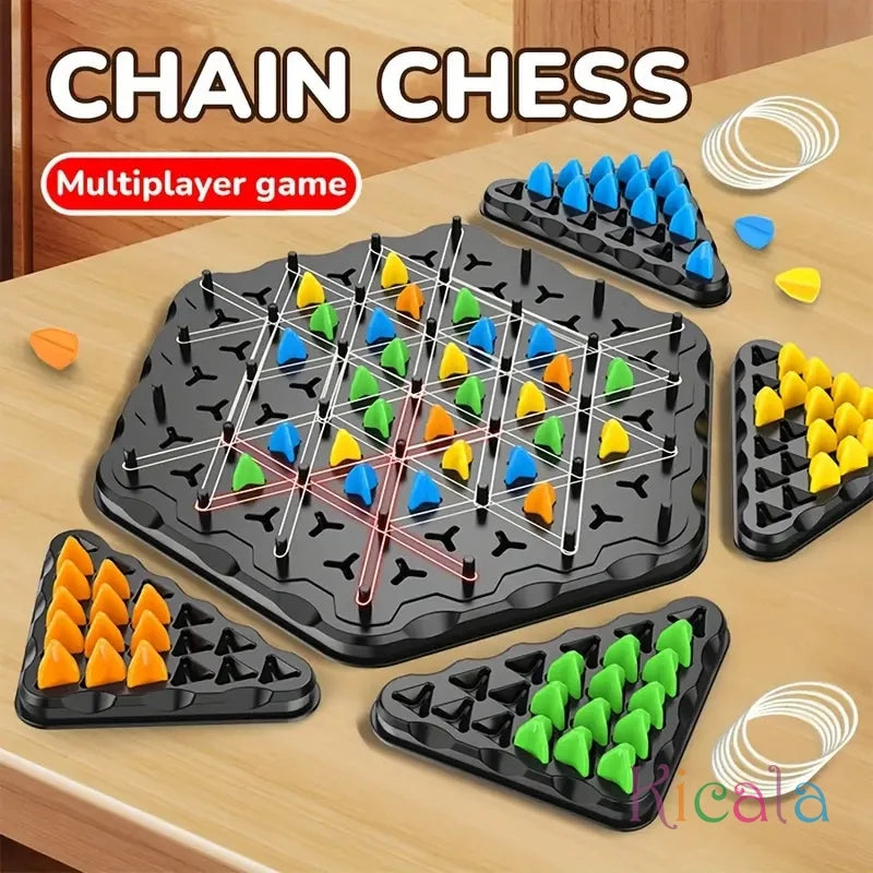 Kids Chain Triangel Chess Board Toy