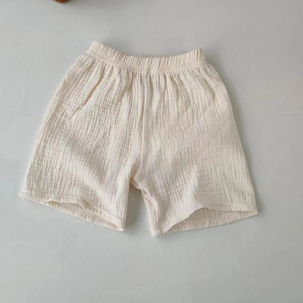 Children's Soft Breathable Capris Short