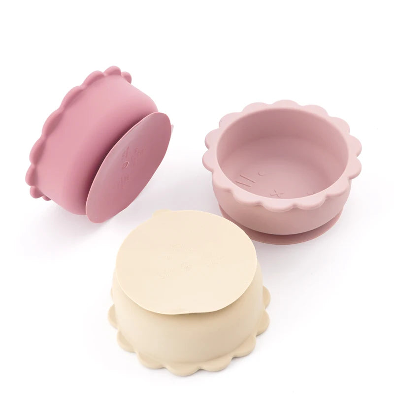 Baby Waterproof Silicone Feeding Bowl