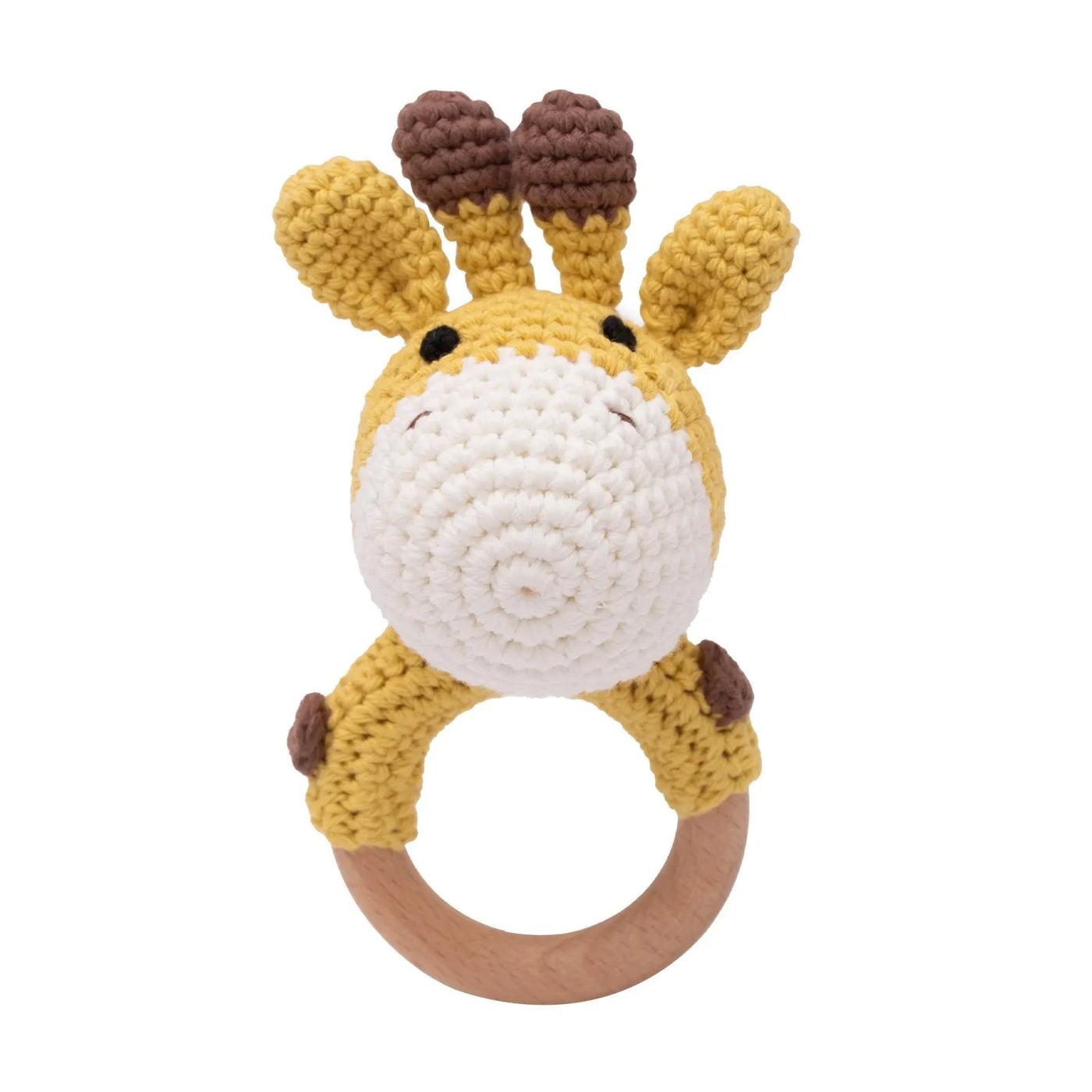 Baby Crochet Bunny Rattle Ring