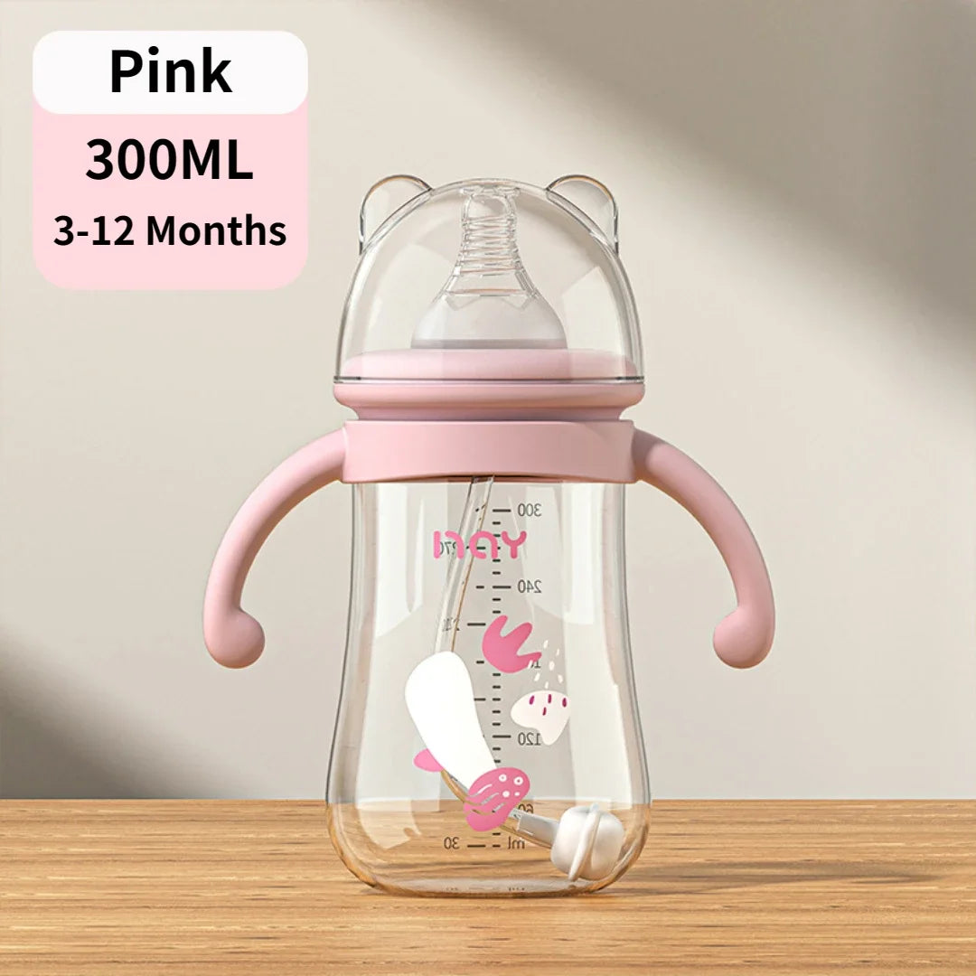 Baby Silicone Pacifier Feeding Handle Bottle