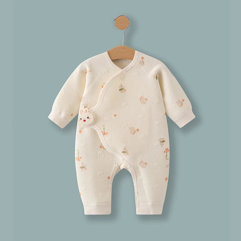 Kids Spring Autumn Long Seever Infant Pajamas