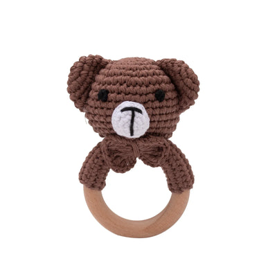 Baby Crochet Bunny Rattle Ring