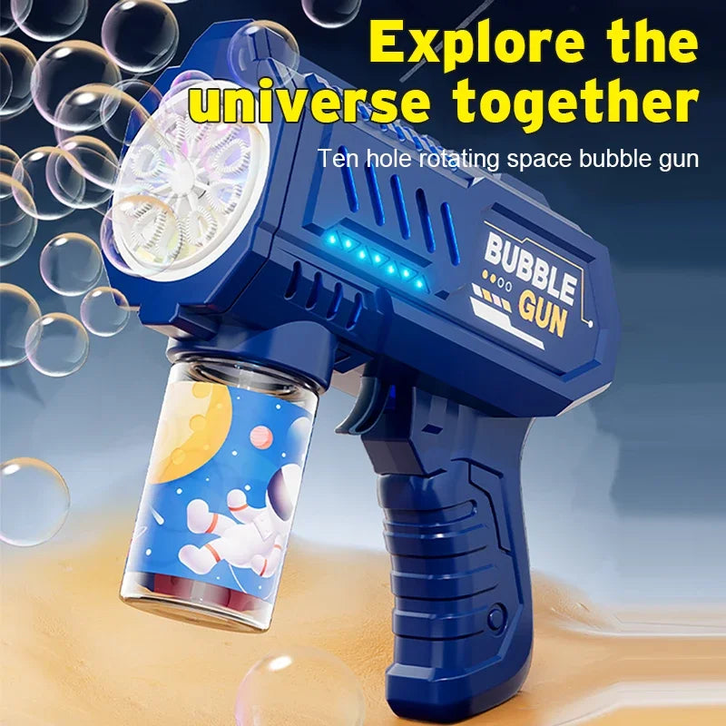 Kids Fully Automatic Rocket Bubble Gun