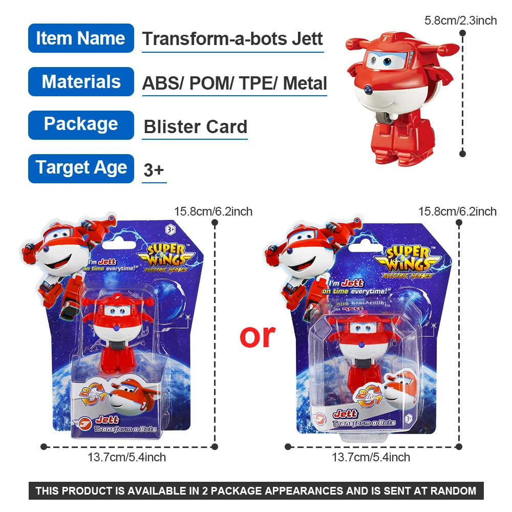 Kid Super Wings Mini Jett Figures Toy