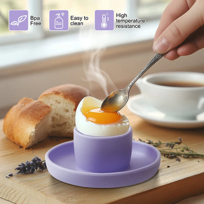 Baby Portable Silicone Boiled Egg Tray