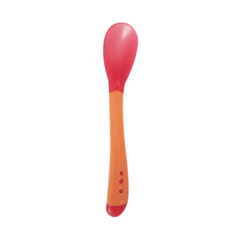 Baby Safety Silicone Temperature Sensing Spoon