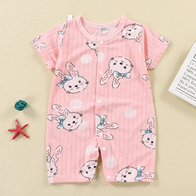 Baby kortärmad Onesies klätterbyxa