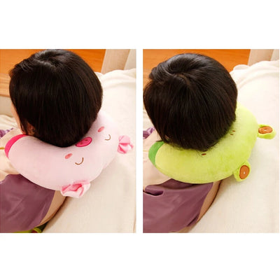 Baby Soft Plush Sleep Neck Protection Pillow