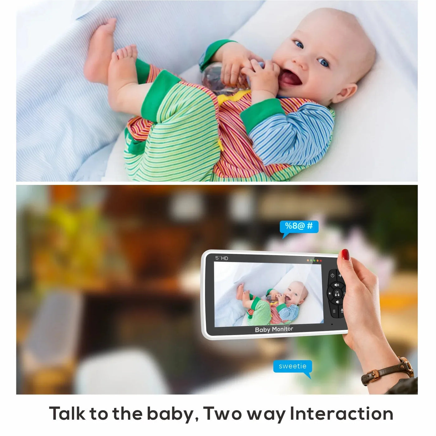 Baby Video Audio Monitor Camera