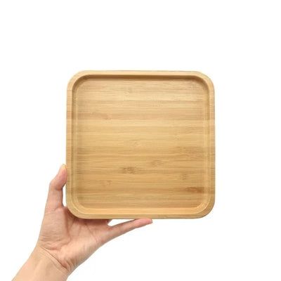 Children Natural Bamboo Tray Bowl Set