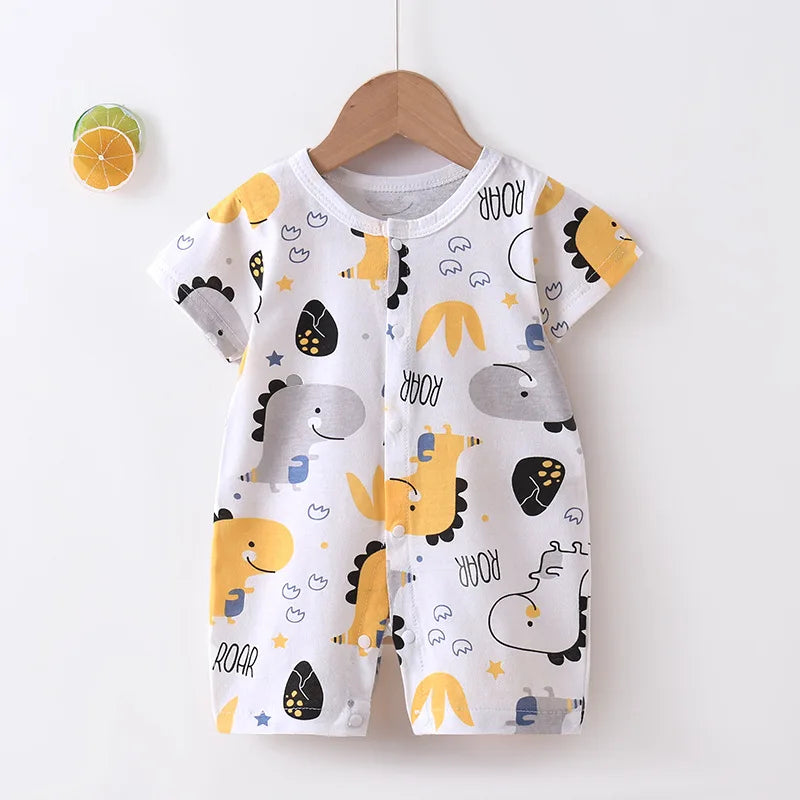 Baby Kurzarm-Onesies Kletter-Strampler