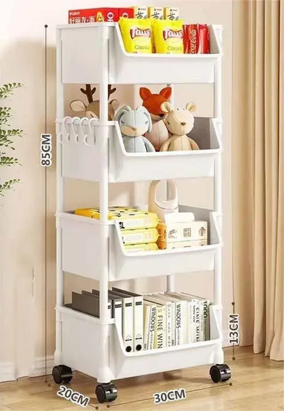 Baby Living Room Trolley Bookshelf