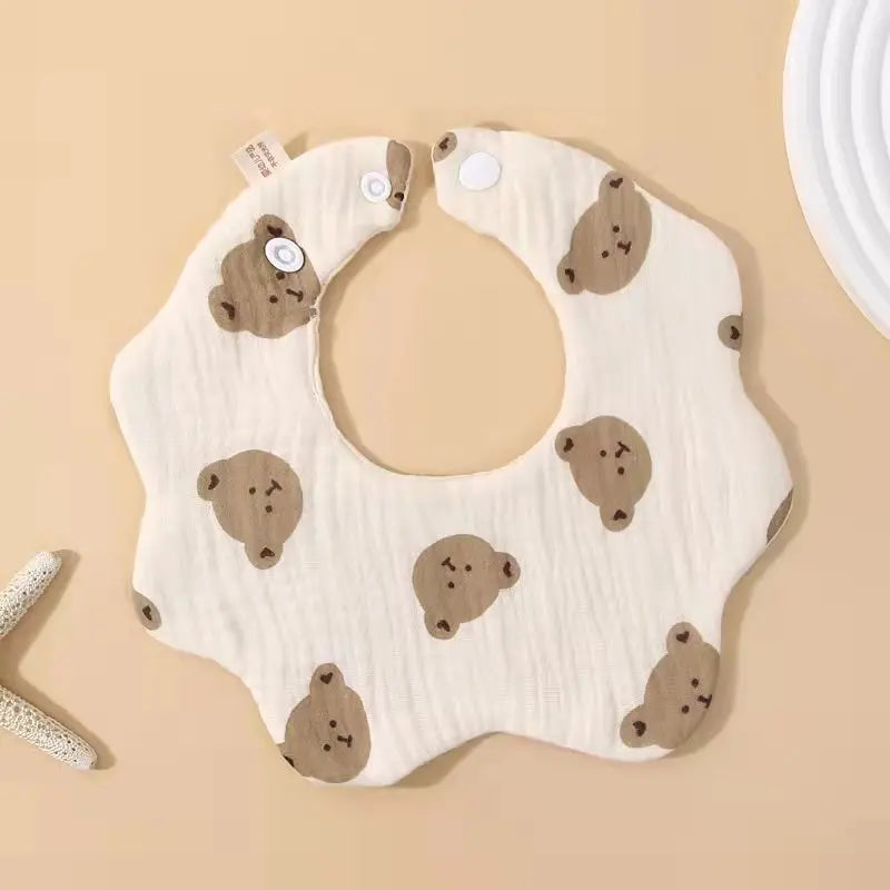 Baby Style Soft Cotton Feeding Bibs