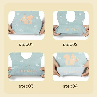 Kids Disposable Feeding Bibs