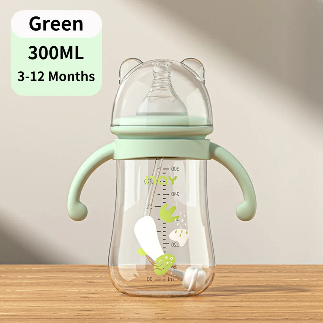 Baby Silicone Pacifier Feeding Handle Bottle