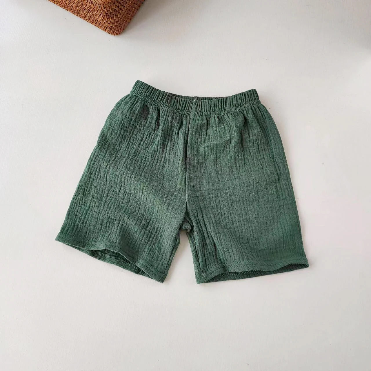 Mjuk andningsbar Capris Short för barn