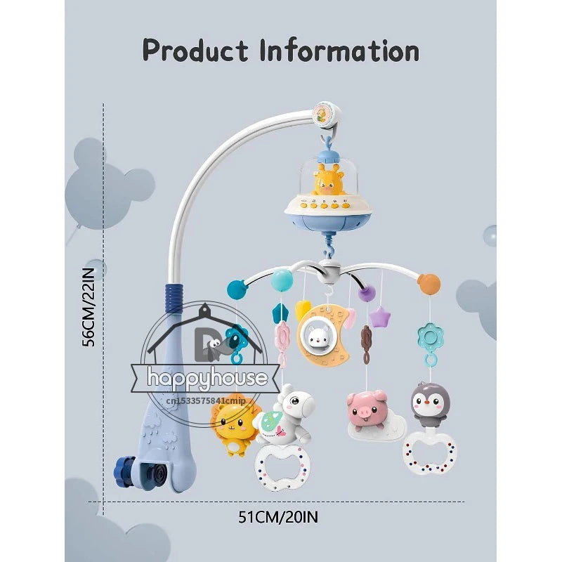 Baby Musical Spjälsäng Mobil Lights Music Toy