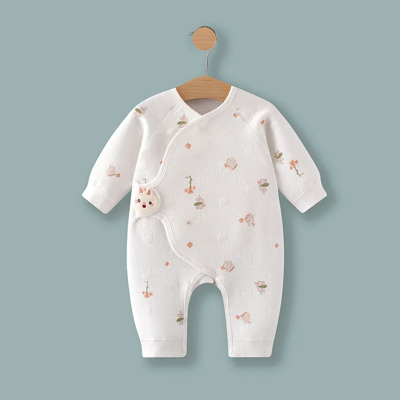 Kids Spring Autumn Long Seever Infant Pajamas