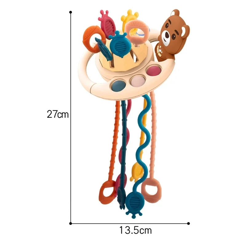 Baby Pull String Sensory Montessori Toy