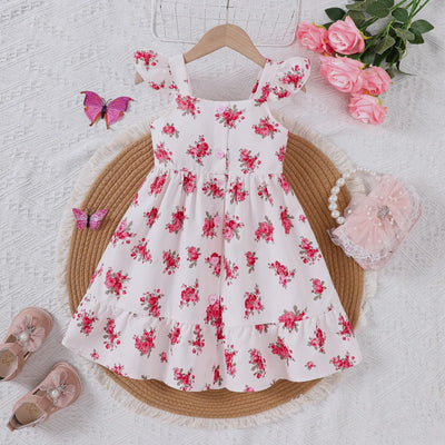 Kids Fashion Leopard Print Casual Dress