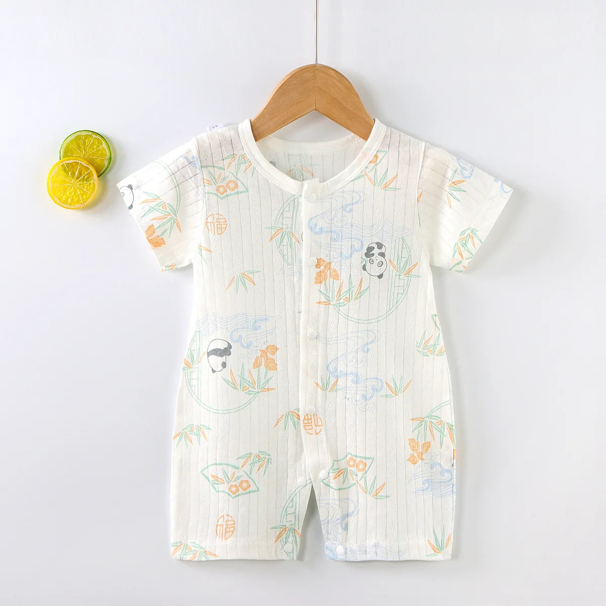 Baby Kurzarm-Onesies Kletter-Strampler