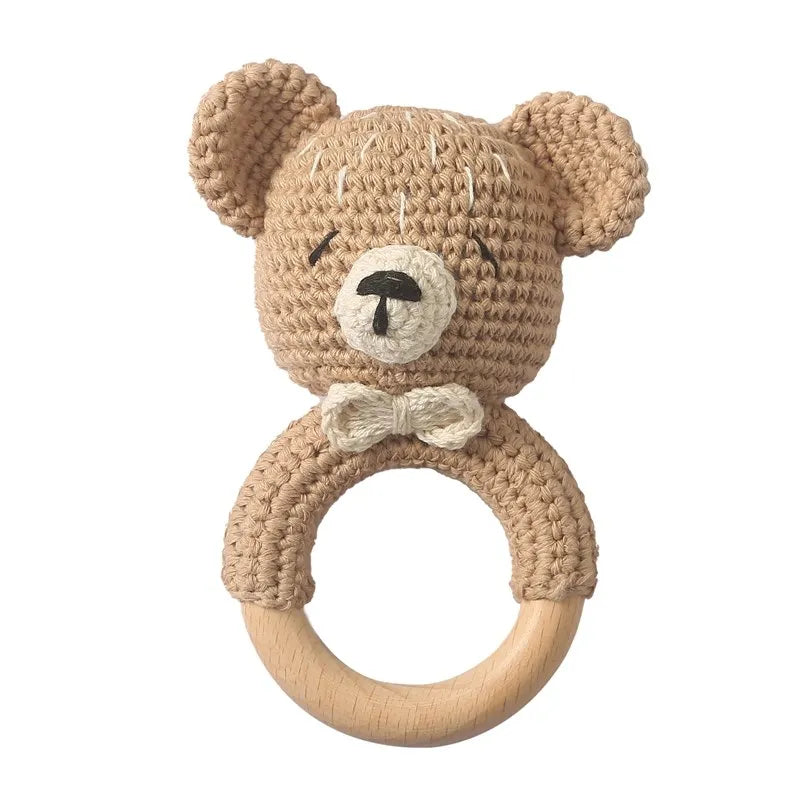 Baby Crochet Bunny Rattle Ring