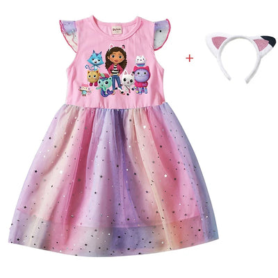 Baby Girl Headband Casual Dress