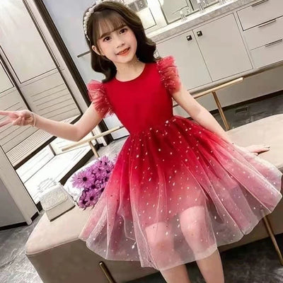 Baby Short Sleeve Princess Dress