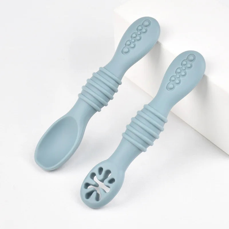 Baby Silicone Grinding Training Spoon