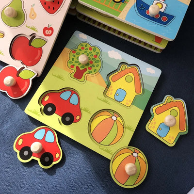 3D-Puzzle-Handkratzbrettspielzeug für Kinder