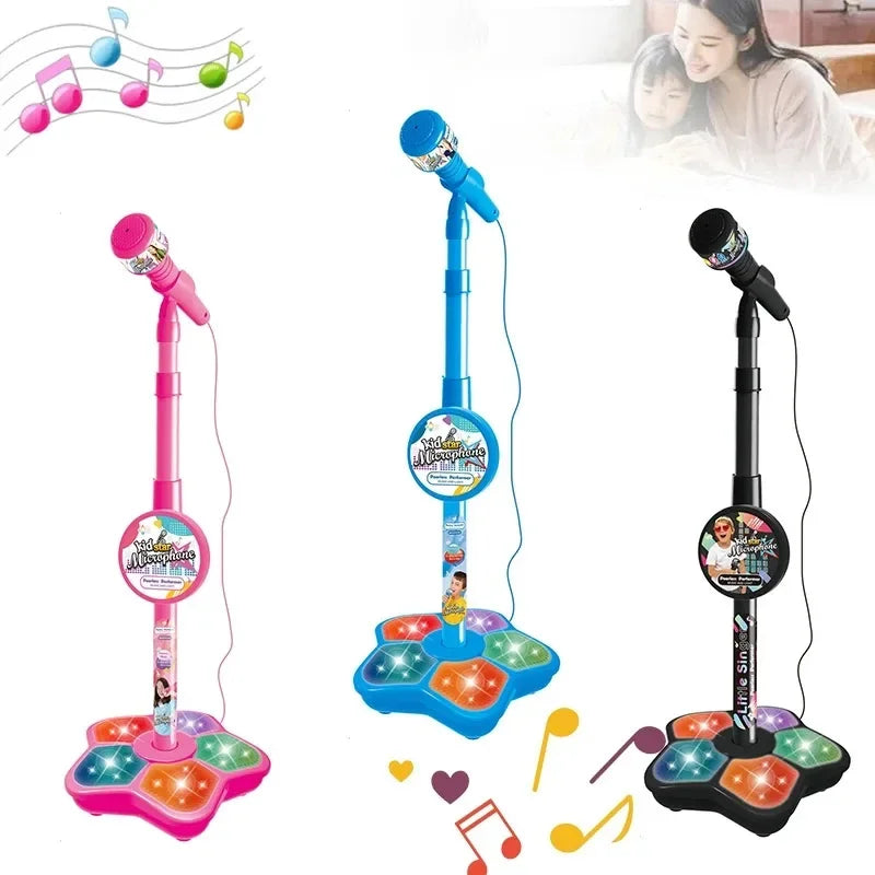 Kids Microphone Stand Song Music Toy