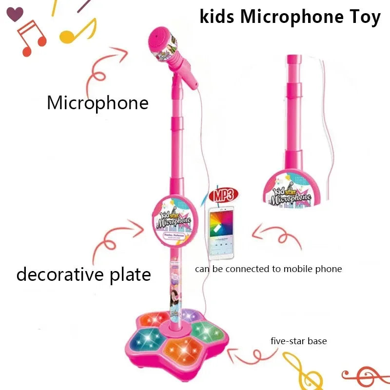 Kids Microphone Stand Song Music Toy