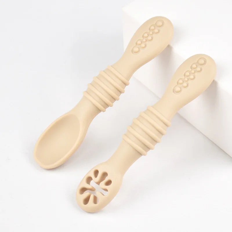 Baby Silicone Grinding Training Spoon